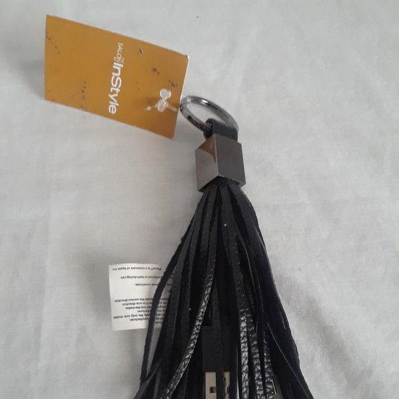 USB Charger Cable- Keychain Key Ring-iPhone or Android - Picture 2 of 4